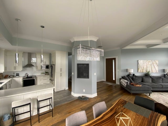 Finished modern interior