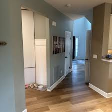Finished painted interior